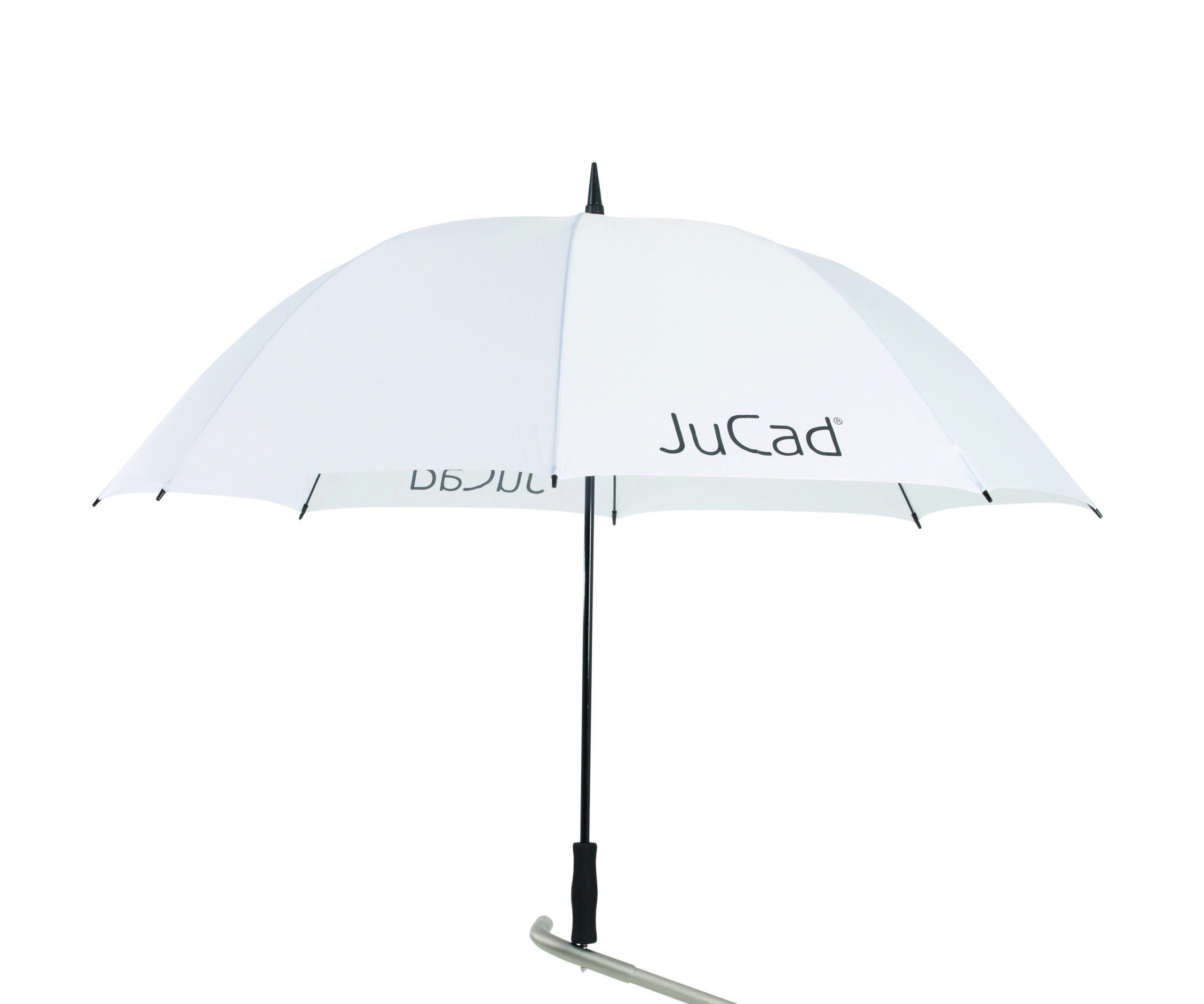 Golfschirm mit Schirmstift weiß